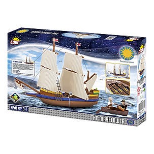 Cobi byggeklosser, skipet Mayflower