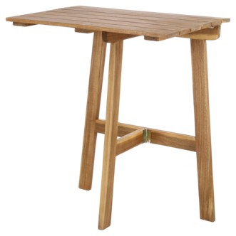 Vegghengt bord, utendørs, 60 x 40 x 70 cm