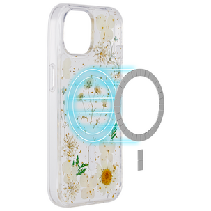 Anmiki mobildeksel Flower for iPhone 17e / 16e / 15 / 14 / 13