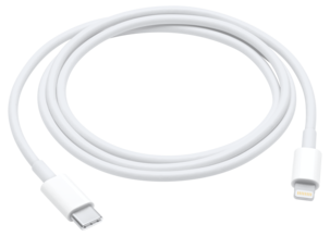 USB-C Lightning ladekabel, 1 meter
