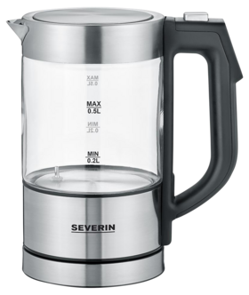 Severin vattenkokare i glas 0,5 l, WK3458
