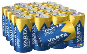 Varta Longlife Power C/LR14-batterier, 20-pakning