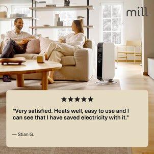 Mill Gentle Air Smart WiFi element oljefyllt, 2000 W