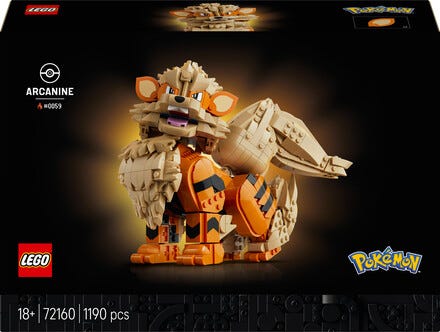 LEGO Pokémon Arcanine 72160, fra 18 år