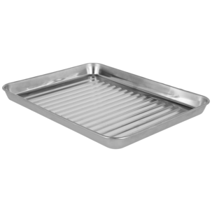 Serveringsbrett i rustfritt stål 31,7 cm