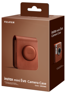 Instax Mini Evo Case kamerafodral konstläder, brun