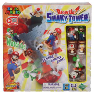 Super Mario Blow Up! Shaky Tower balansspel, från 4 år