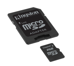 MicroSD™ 2 GB