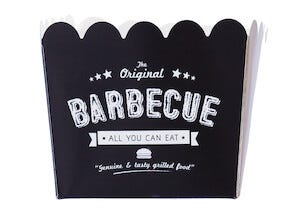 Bägare till strips och snacks BBQ