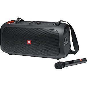 JBL PartyBox On-The-Go høyttaler med trådløs mikrofon