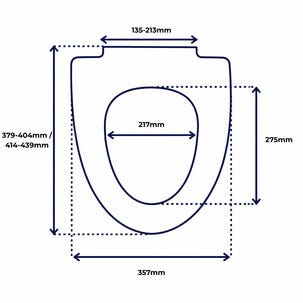 Hiljainen wc-istuinkansi, yleismalli, duroplast