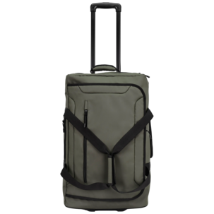 Duffel bag trunk med hjul, expanderbar, grön