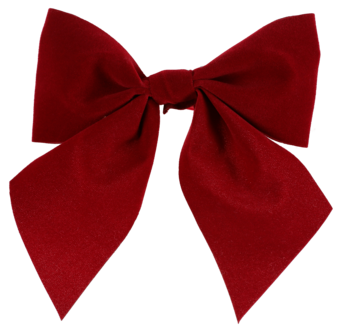 Rosetter till julgranen, röda 4-pack