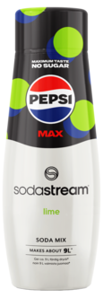 SodaStream Pepsi Max Lime smakskonsentrat, 440 ml
