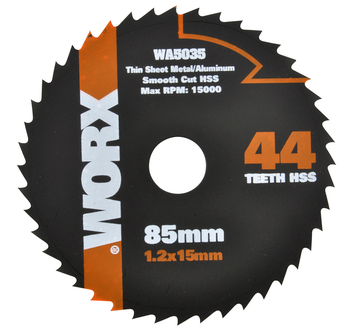 Sahanterä HSS Worx, 85 mm