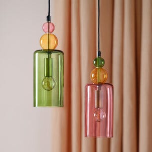 Northlight Alba taklampa glas