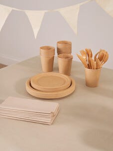 Servetter Natur 40 x 40 cm, 30-pack