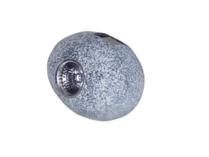 Sten med solcellsbelysning