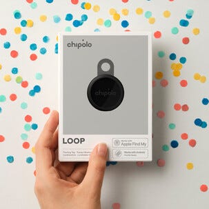 Chipolo Loop sporingsbrikke med hempe, 4-pakning