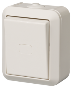 ABB Jussi 1-napainen kytkin pinta-asennettava ulos 1066SW