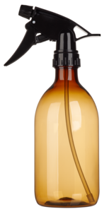 Suihkepullo läpinäkyvä, 500 ml