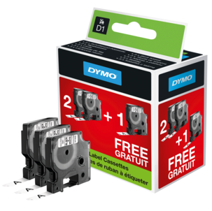 Märkband D1 Dymo LabelManager 3-pack