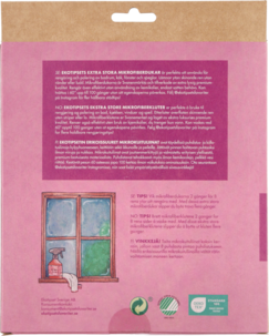 Ekotipset ekstra store mikrofiberkluter, 3-pakning