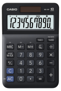 Casio MS-10F bordsräknare