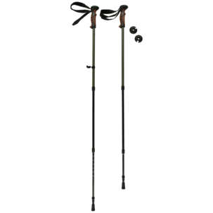 Lätta, hopfällbara gåstavar i kolfiber, 67-135 cm