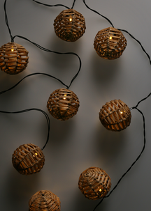 Ljusslinga solcell konstrotting 10 bollar, 5,8 m