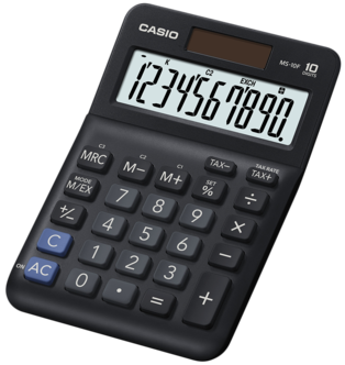 Casio MS-10F kalkulator bordmodell