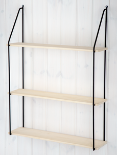 Seinähylly puu/metalli