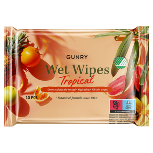 Gunry Wet Wipes Kosteuspyyhe, 10 kpl