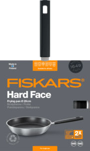 Fiskars Hard Face Steel Paistinpannu tarttumaton pinnoite, 28 cm 