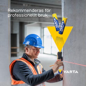 Varta Industrial Pro AAA/LR03-batterier, 100-pakning