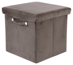 Sittpuff med förvaring, sammet