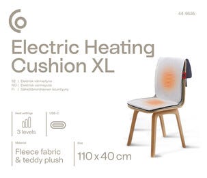 Elektrisk varmeteppe XL fleece USB 110x40 cm