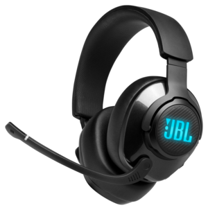 JBL Quantum 400 gaming headset med RGB, surround och DTS
