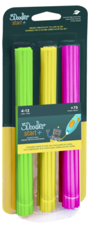 3Doodler Start+ Refill filament 75-pack, 3 färger