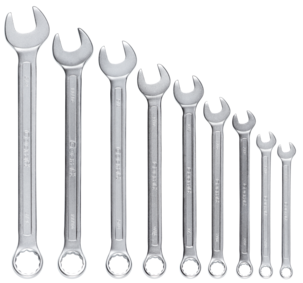 Cocraft fastnøkler, tommer, 9 deler