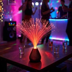 Färgskiftande fiberoptisk lampa USB, RGB, Northlight