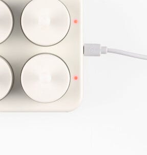 Kubbelys mini LED, 4-pakning oppladbare, Northlight