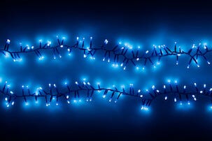 Valoketju 250 LED-valoa, 2,5 m, sisä- ja ulkokäyttöön