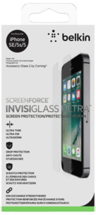 Skärmskydd för iPhone SE, Belkin ScreenForce InvisiGlass Ultra