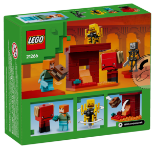 LEGO Minecraft Lavastriden i Nether 21266, från 6 år