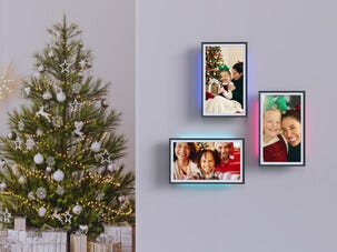 Exibel digital fotoramme 15,6 tommer med LED