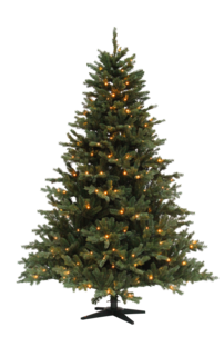 Julgran deluxe med inbyggd belysning