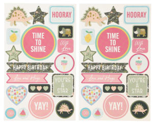 Selvheftende gaveetiketter, 2 ark FSC