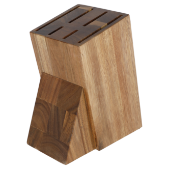 Knivblock trä, FSC-certifierad acacia