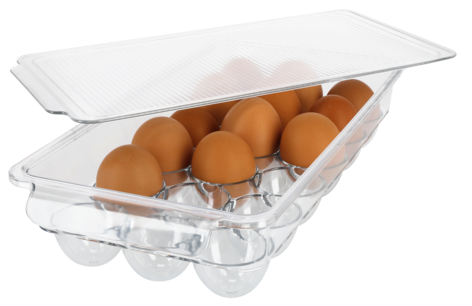 Äggförvaring för kylskåp, 18 ägg